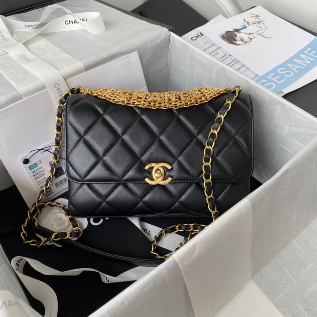 Chanel SMALL FLAP BAG AS3241 black