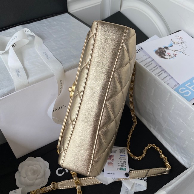 Chanel SMALL FLAP BAG AS3241 gold