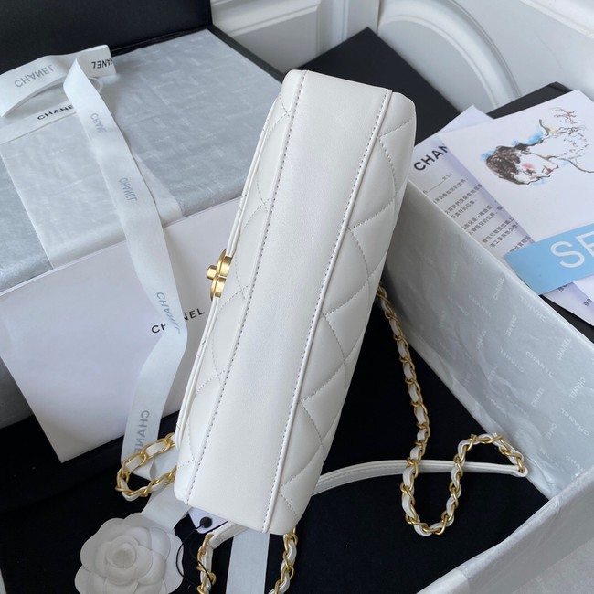 Chanel SMALL FLAP BAG AS3241 white