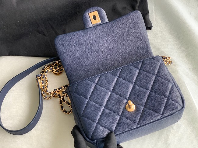 Chanel SMALL FLAP BAG AS3369 Royal Blue