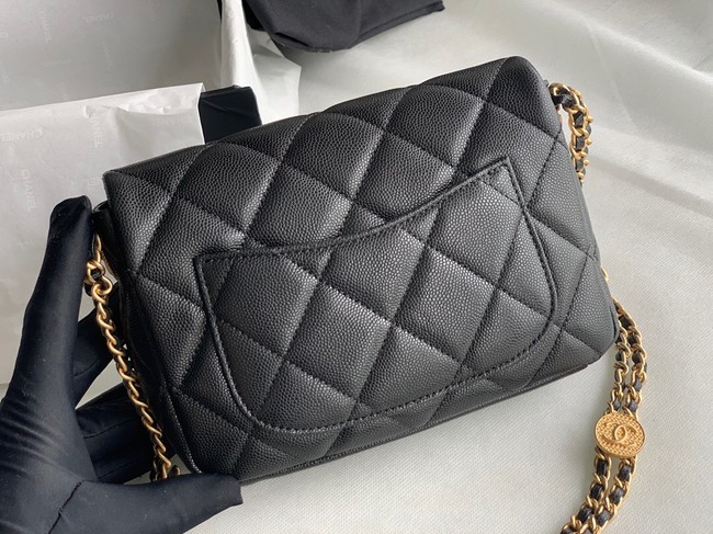 Chanel SMALL FLAP BAG AS3369 black