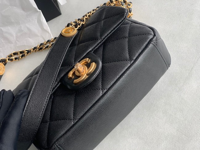 Chanel SMALL FLAP BAG AS3369 black