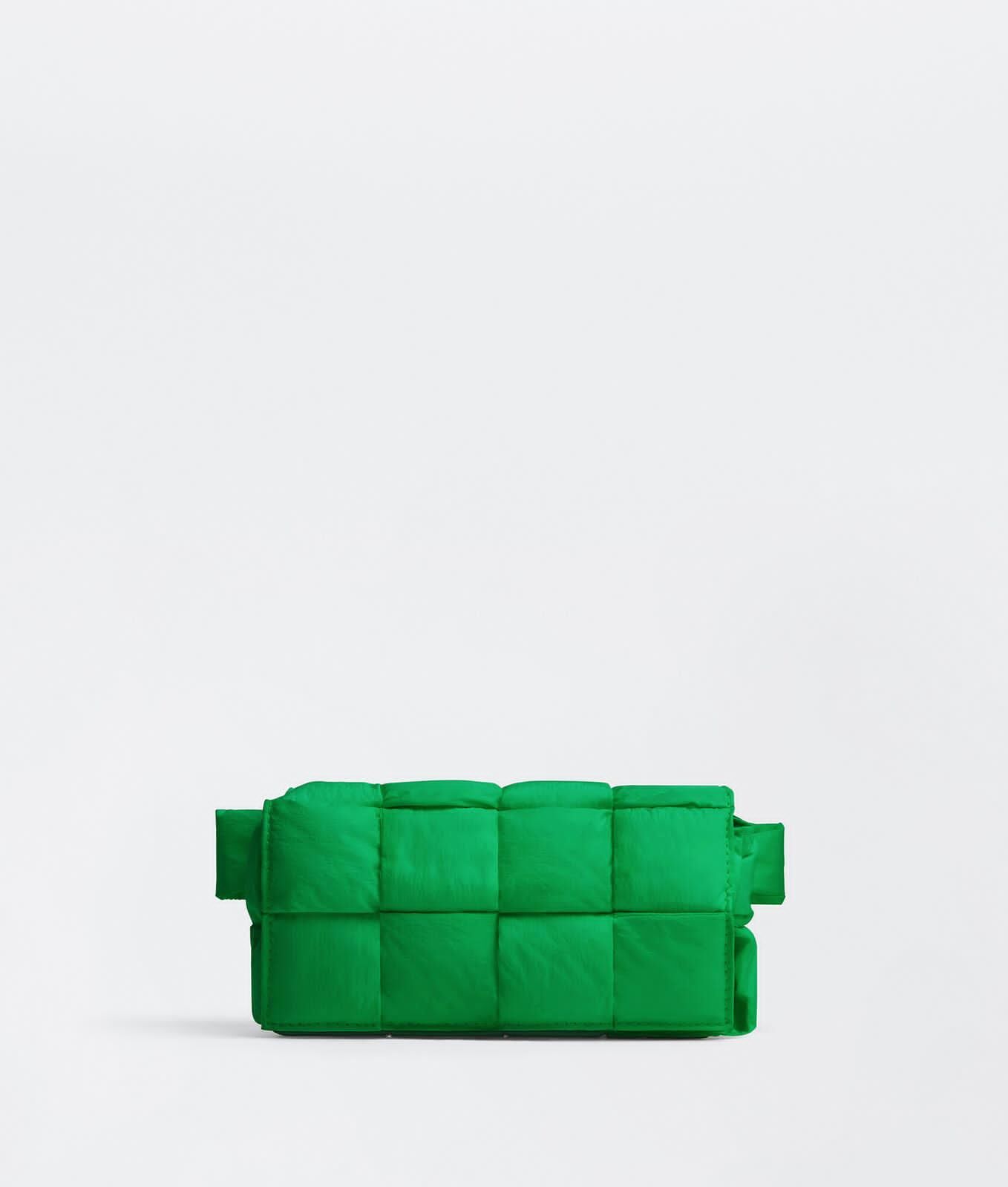 Bottega Veneta CASSETTE Mini Nylon belt bag 8952 Green