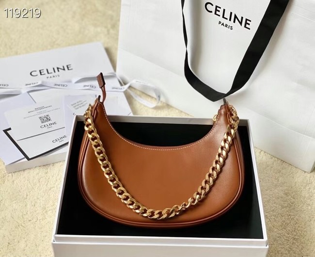 Celine MEDIUM AVA CHAIN IN SMOOTH CALFSKIN 199583 TAN