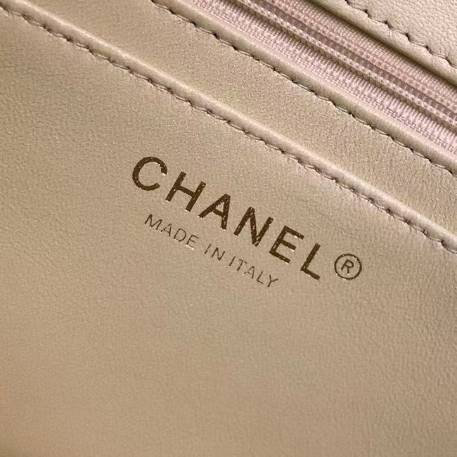 Chanel CLASSIC HANDBAG A01116 green& gold