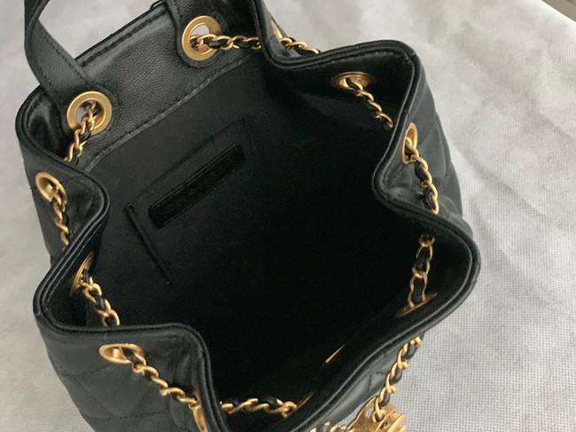 Chanel Calfskin Backpack Original Leather AS3211 black