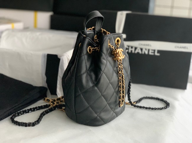 Chanel Calfskin Backpack Original Leather AS3211 black