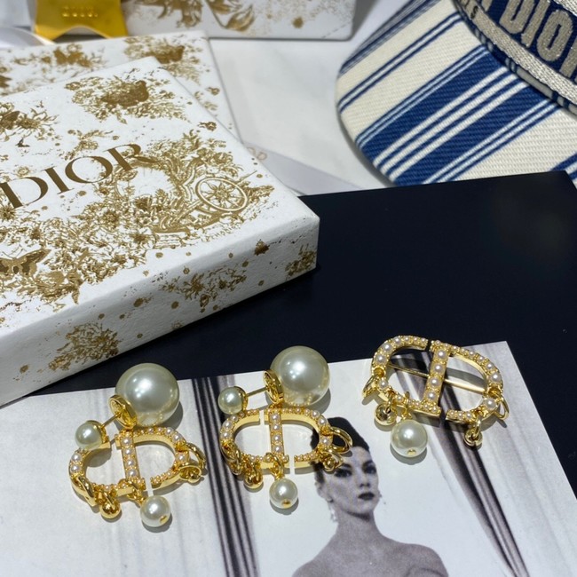 Dior Earrings &Brooch CE8589