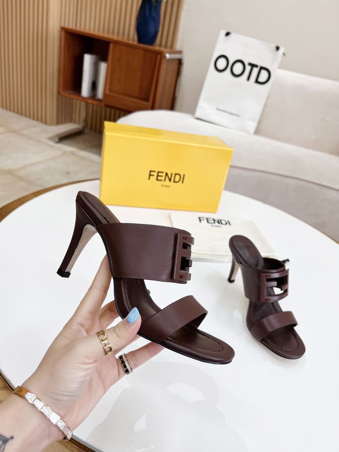 FENDI Shoes FDS00053 Heel 8CM