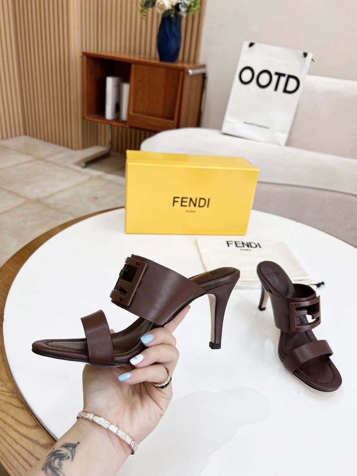 FENDI Shoes FDS00053 Heel 8CM