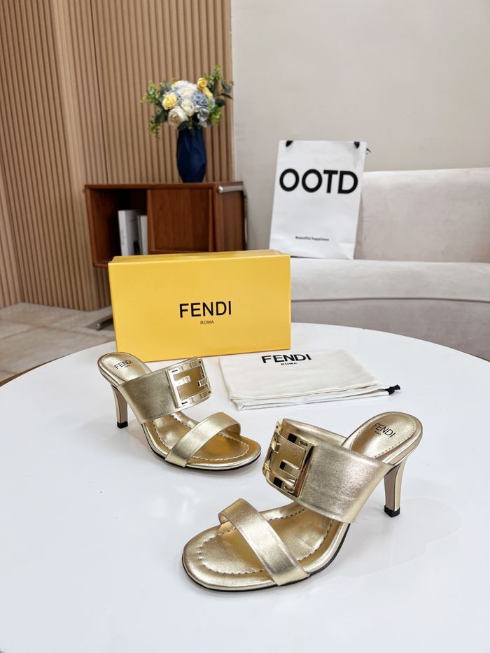 FENDI Shoes FDS00054 Heel 8CM