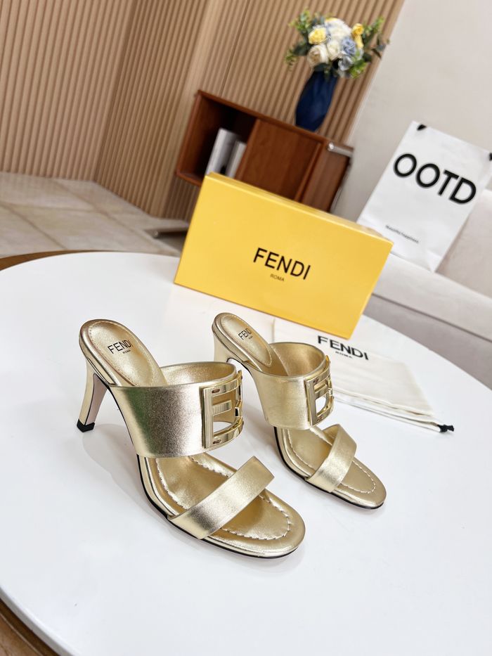 FENDI Shoes FDS00054 Heel 8CM