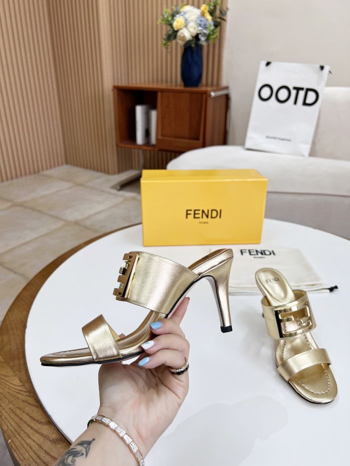 FENDI Shoes FDS00054 Heel 8CM