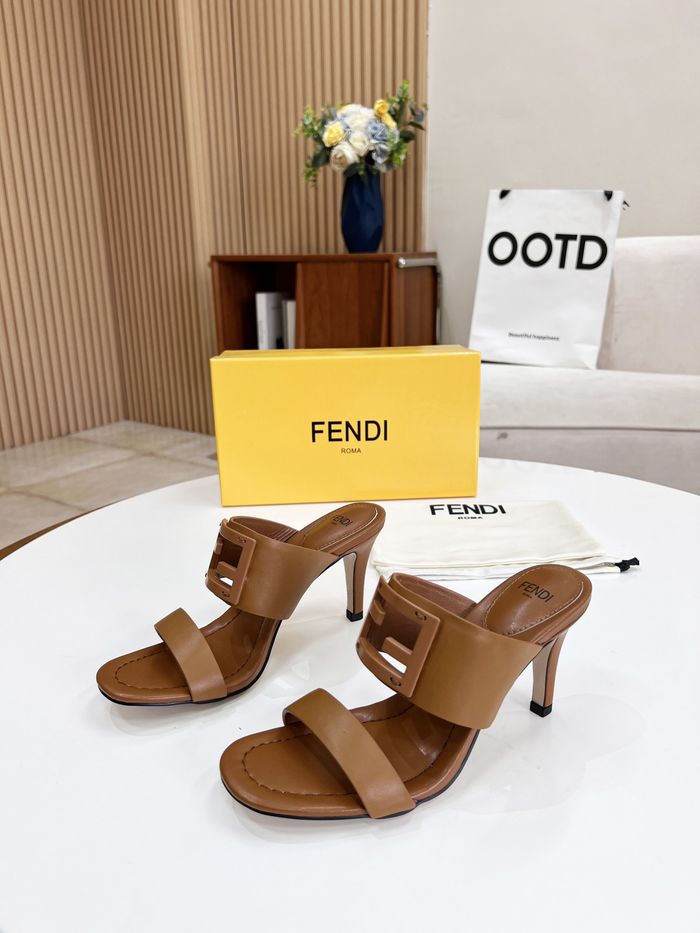 FENDI Shoes FDS00055 Heel 8CM