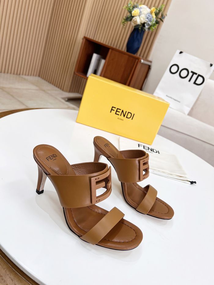 FENDI Shoes FDS00055 Heel 8CM