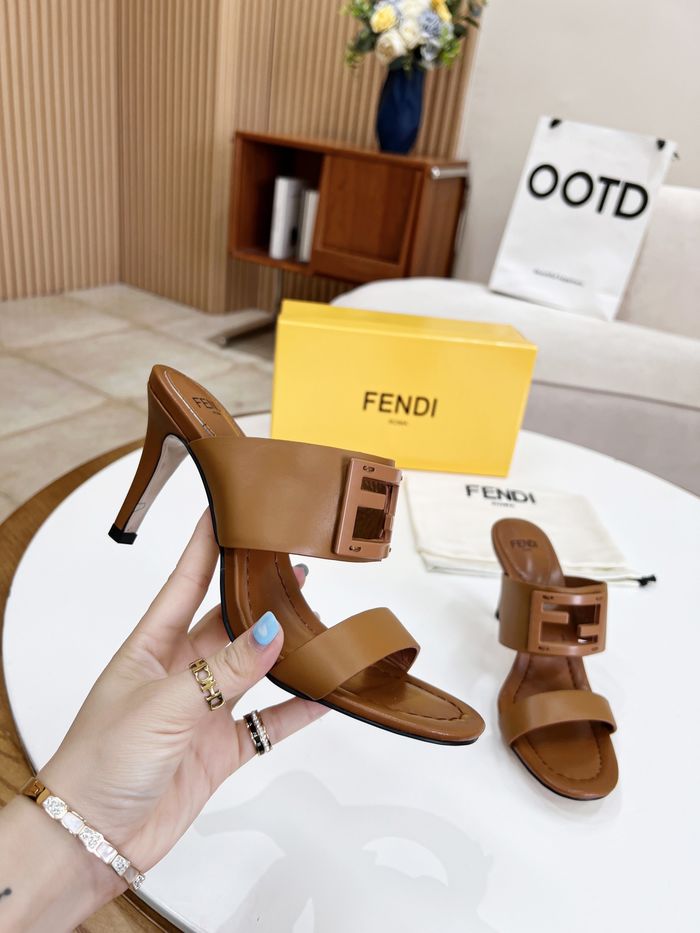 FENDI Shoes FDS00055 Heel 8CM