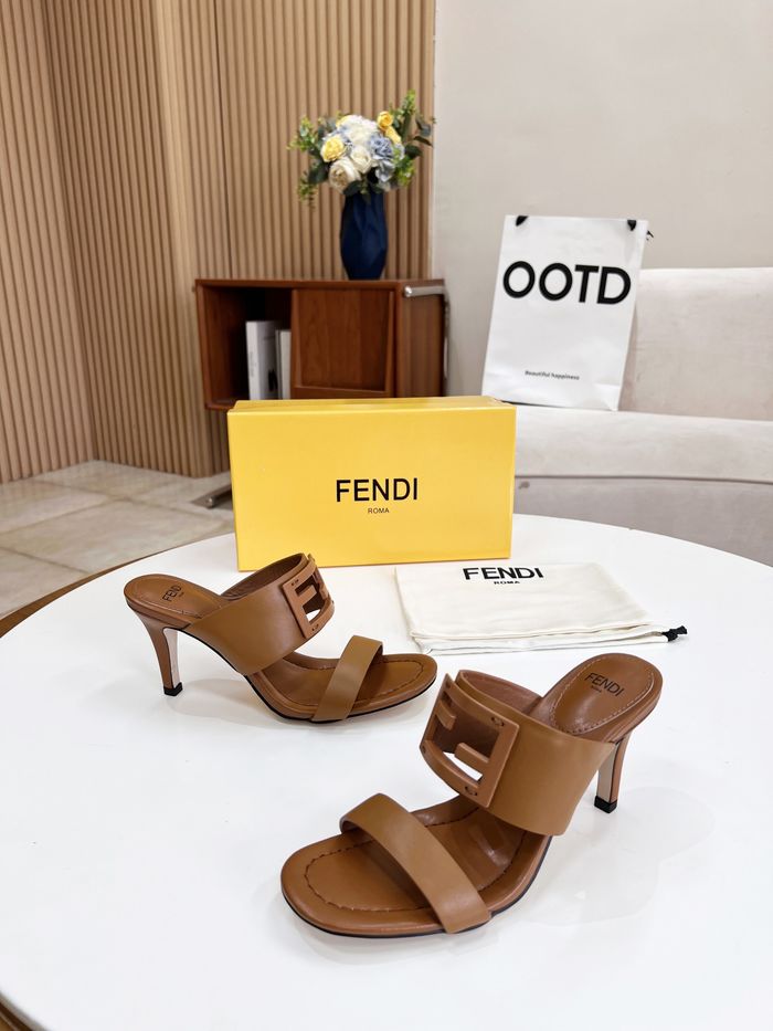 FENDI Shoes FDS00055 Heel 8CM