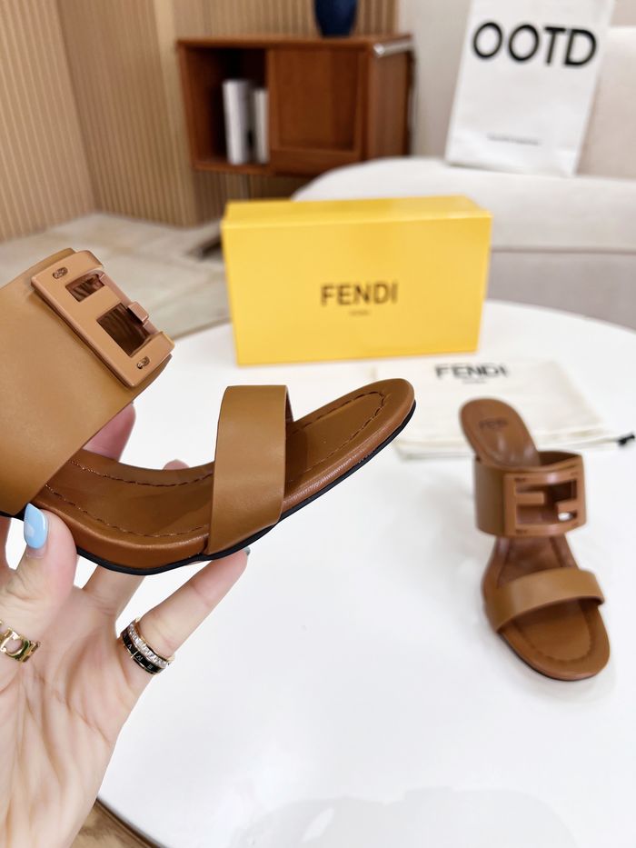 FENDI Shoes FDS00055 Heel 8CM