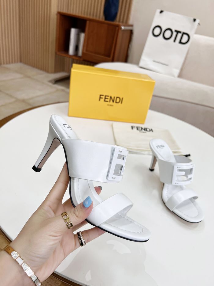 FENDI Shoes FDS00059 Heel 8CM