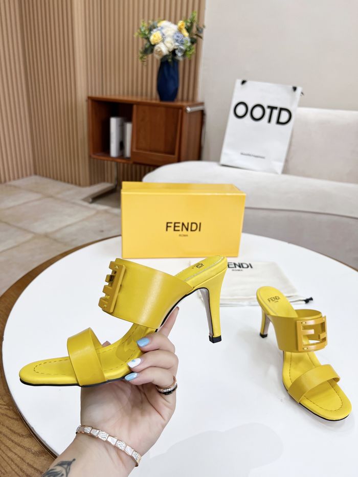 FENDI Shoes FDS00061 Heel 8CM