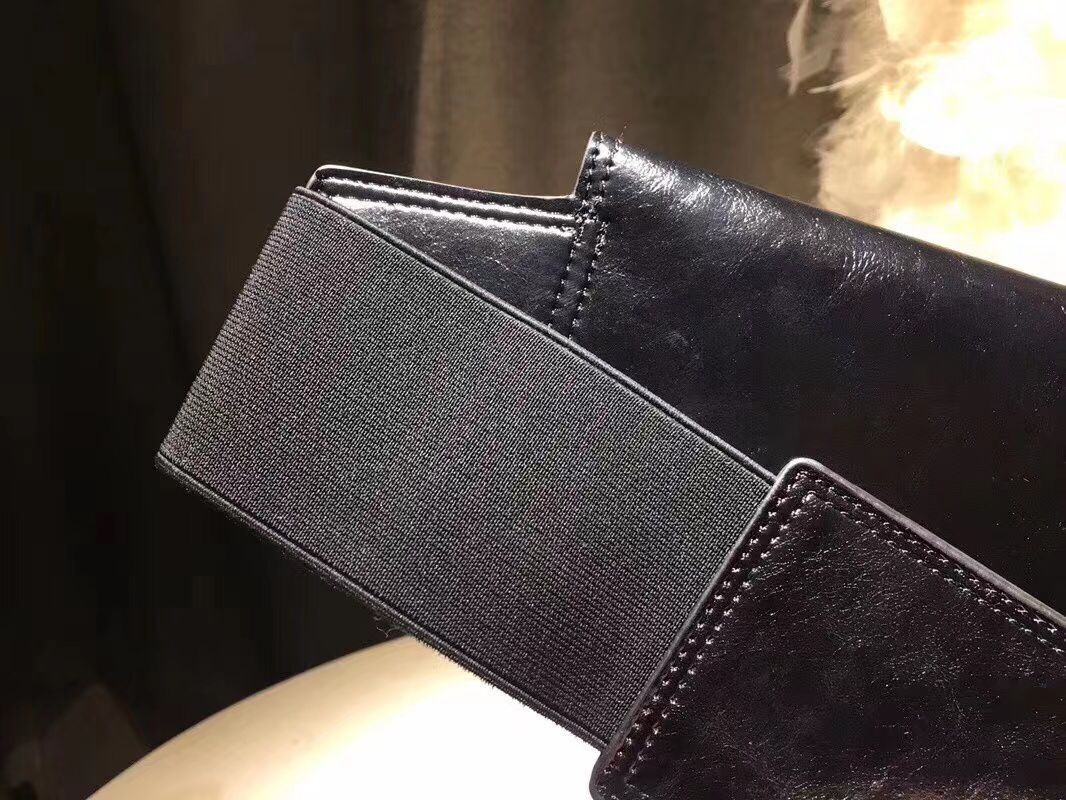 DIOR Original Leather Saddle Belt Bag M9021 Black