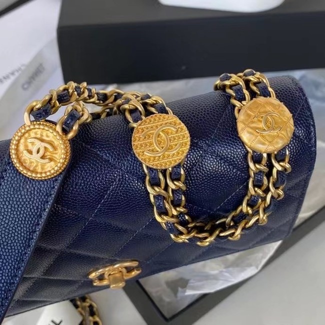 Chanel SMALL FLAP BAG AP2840 Royal Blue