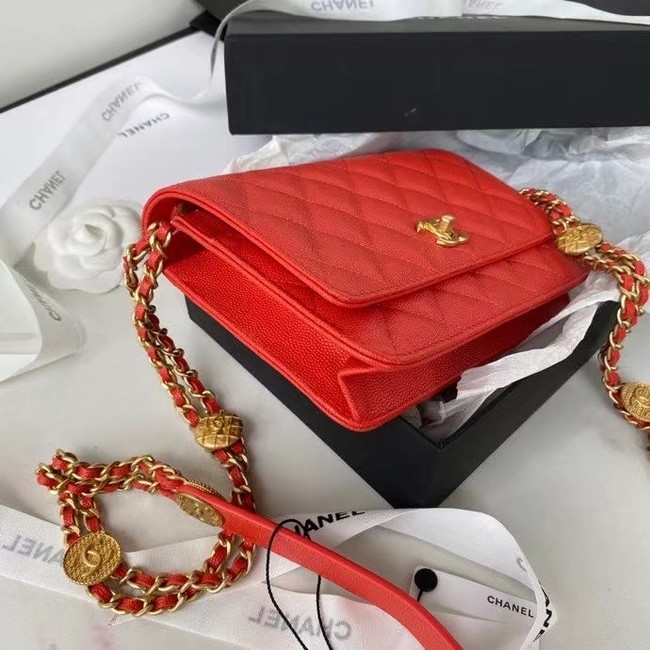 Chanel SMALL FLAP BAG AP2840 red