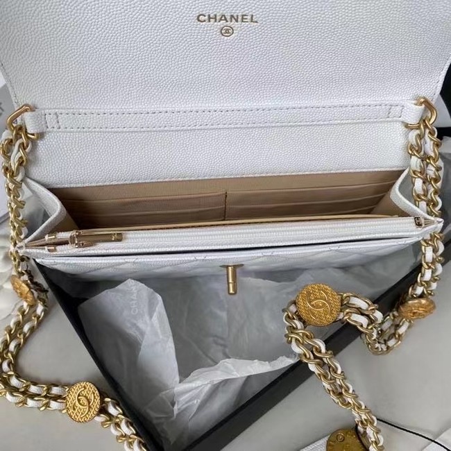 Chanel SMALL FLAP BAG AP2840 white