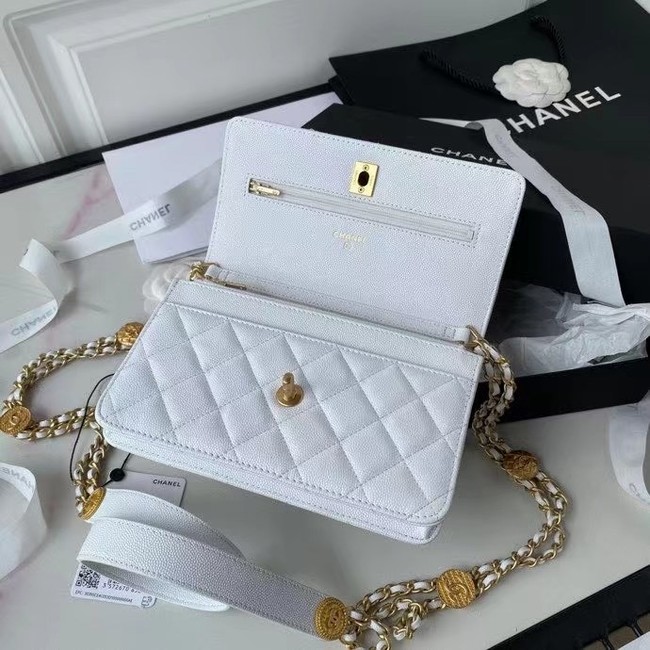 Chanel SMALL FLAP BAG AP2840 white