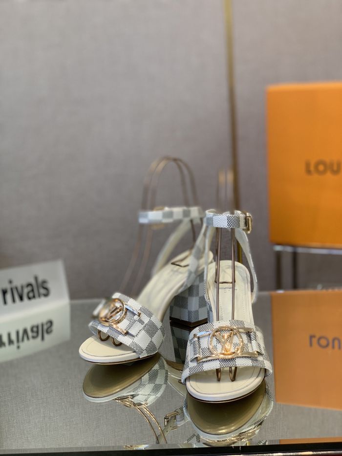 Louis Vuitton Shoes LVS00054 Heel 7.5CM