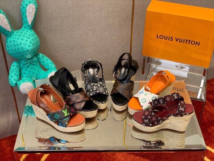 Louis Vuitton Shoes LVS00087 Heel 10CM