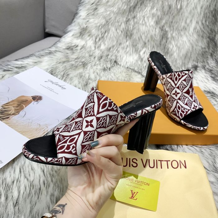 Louis Vuitton Shoes LVS00330 Heel 9CM