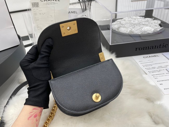 CHANEL MESSENGER BAG MINI BOY AS3351 black