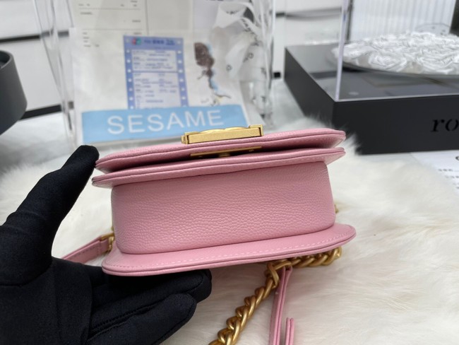 CHANEL MESSENGER BAG MINI BOY AS3351 pink