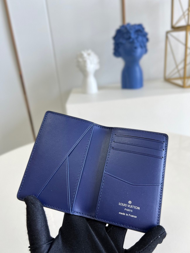 Louis Vuitton POCKET ORGANIZER M81413 blue