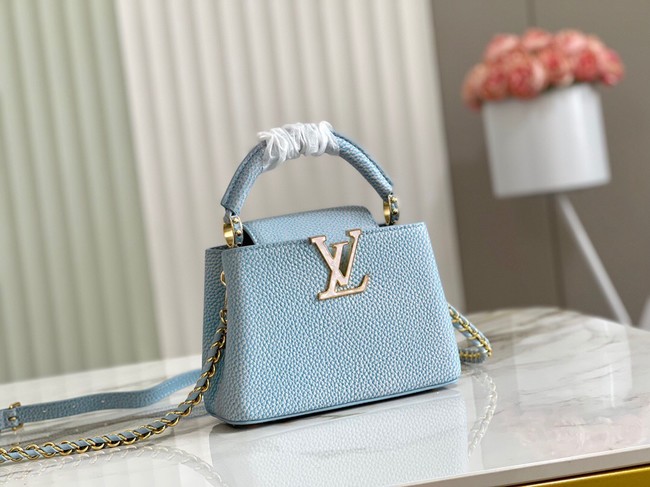 Louis Vuitton CAPUCINES MINI M81190 light blue