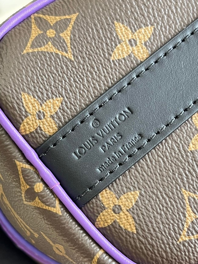 Louis Vuitton Monogram Canvas KEEPALL BANDOULIERE 25 M20900 purple