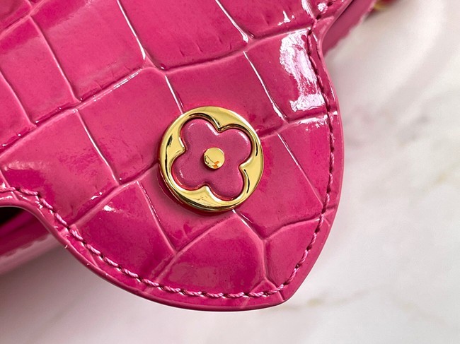 Louis Vuitton crocodile skin CAPUCINES MINI M81190 rose