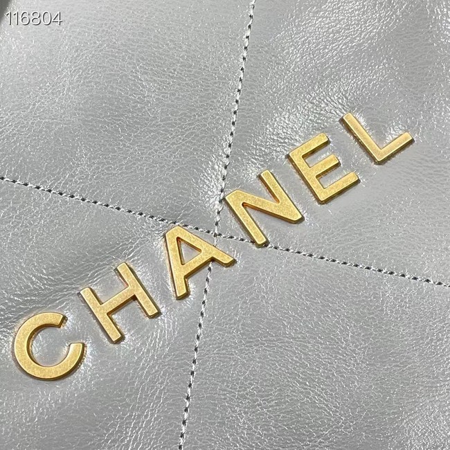 CHANEL 22 SMALL HANDBAG AS3260 gray