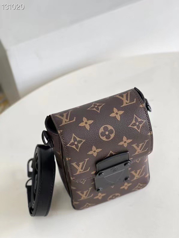 Louis Vuitton Monogram Canvas S-LOCK VERTICAL WEARABLE WALLET M81524 Black