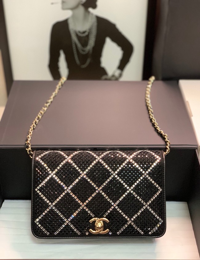 Chanel WALLET ON CHAIN AP2853 Black