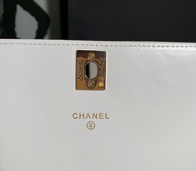Chanel WALLET ON CHAIN AP2853 white