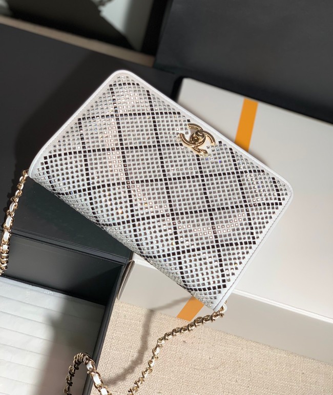 Chanel WALLET ON CHAIN AP2853 white