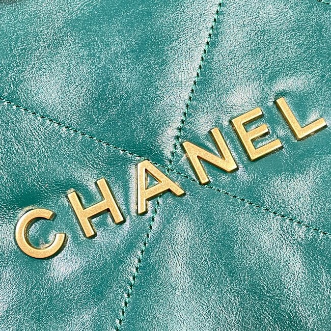 CHANEL 22 HANDBAG AS3260 green