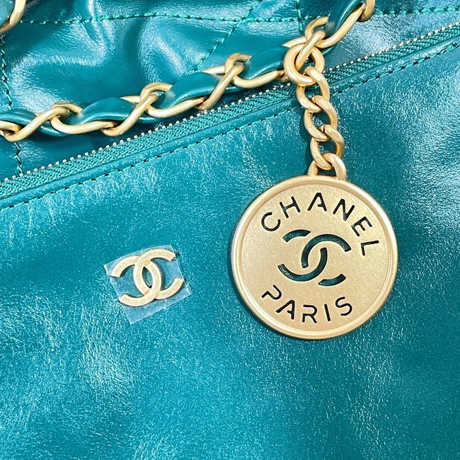 CHANEL 22 HANDBAG AS3260 green