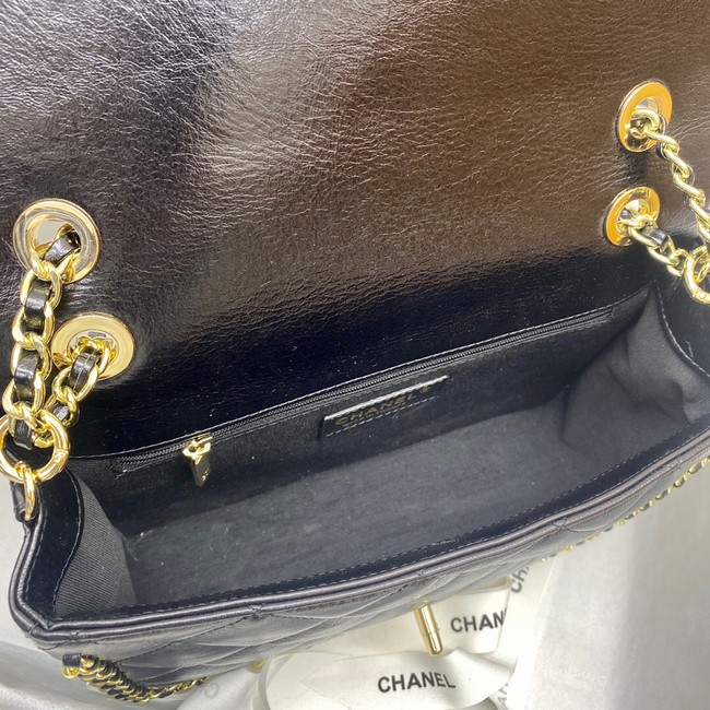 Chanel Classic Flap Bag Original Sheepskin Leather 3366 black&Gold-Tone Metal