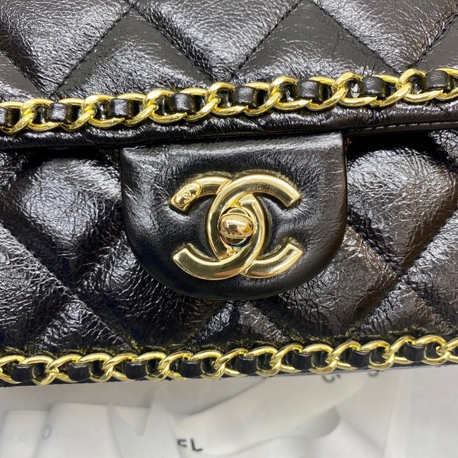 Chanel Classic Flap Bag Original Sheepskin Leather 3366 black&Gold-Tone Metal