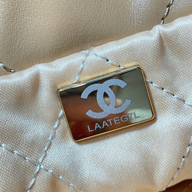 CHANEL 22 HANDBAG AS3260 apricot