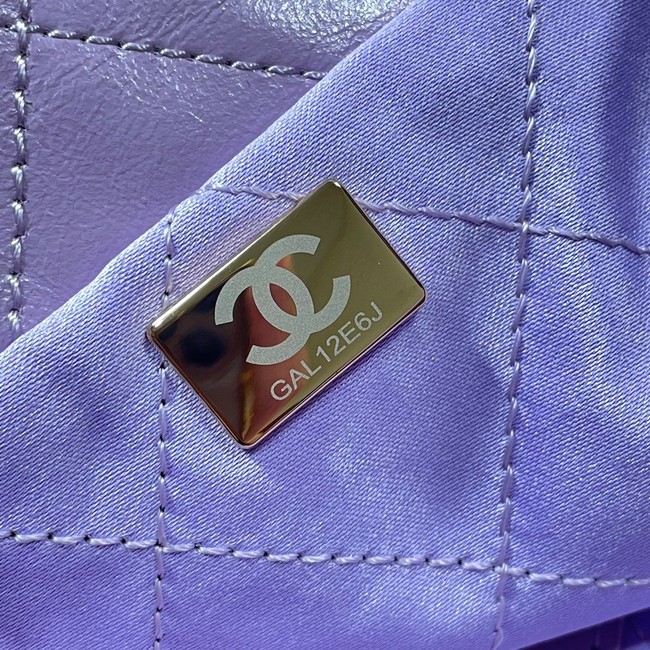 CHANEL 22 HANDBAG AS3262 Purple