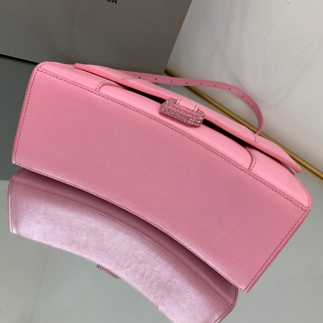 Balenciaga HOURGLASS SMALL TOP HANDLE BAG 592834 PINK